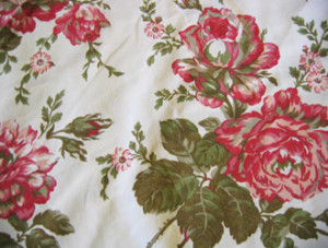 Rag Rug Rose Fabric | How to make rag-rug yarn from sheets and fabrics.