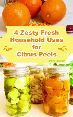 4 Zesty Fresh Household Uses for Citrus--Orange, Lemon, and Lime Peels | jnkdavis.com