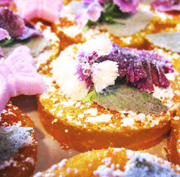 Lemon Cakes and Violets
