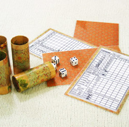 Finished Yahtzee Game | How to make a Yahtzee game from toilet paper tubes